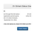 dv lottery 2022 check status